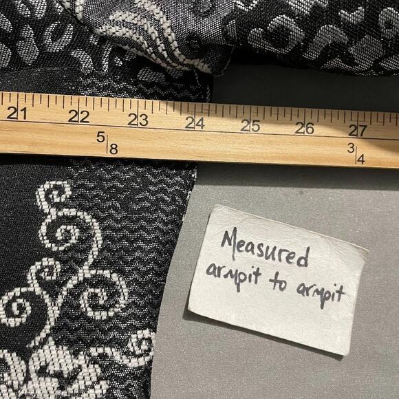 CJ Banks Jacket Plus Size 1X Tapestry Blazer Open Front Artsy Brocade Patchwork - Picture 10 of 14